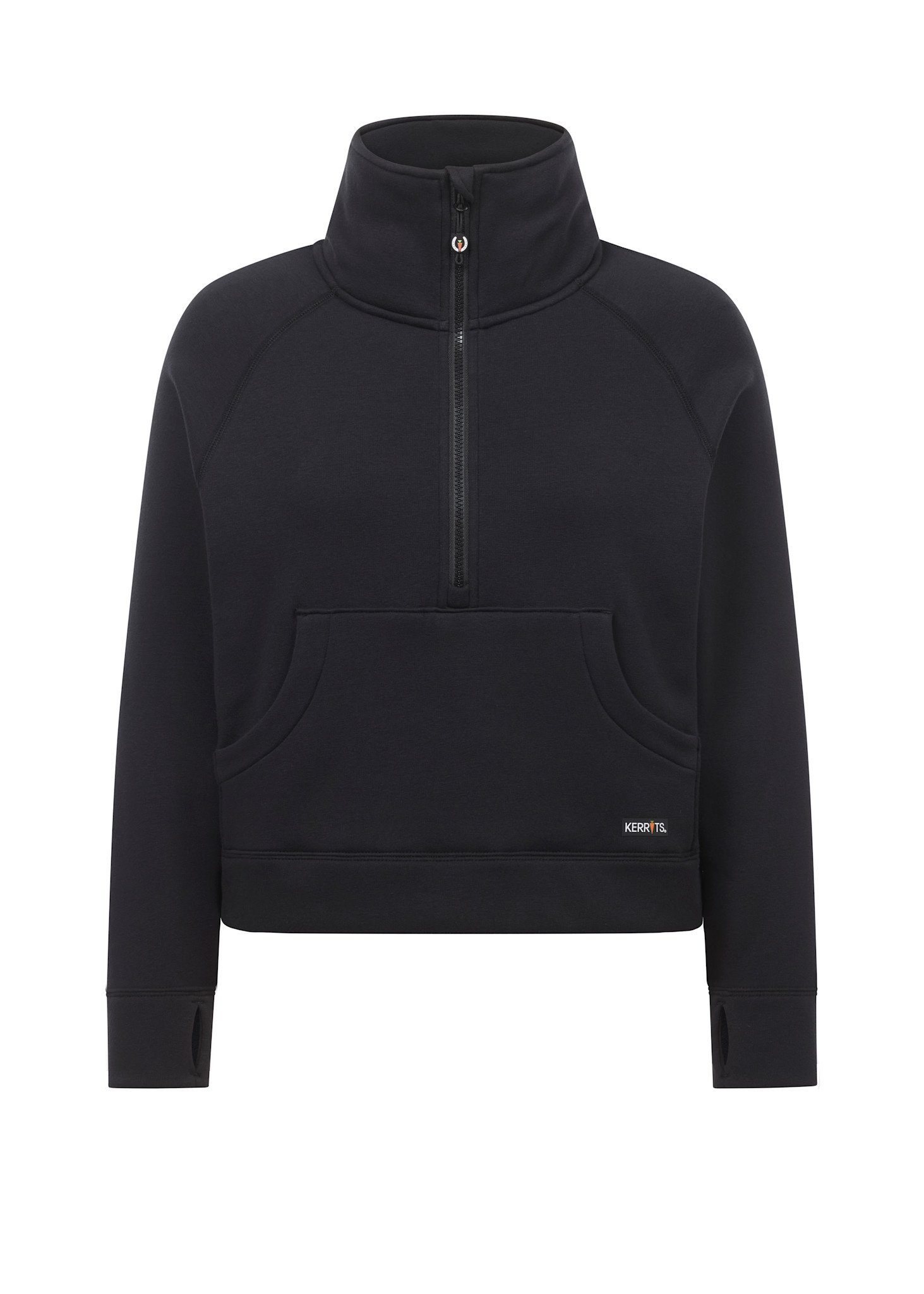 Kerrits Kerrits Etched Equine Half Zip Sweatshirt, Black