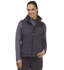 Kerrits Kerrits Counterbalance Quilted Vest, Plumnoir
