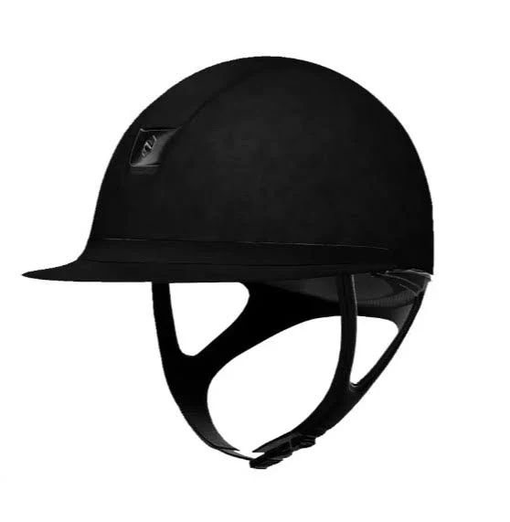 Samshield Samshild Miss Premium 2.0 Alcantara, Top and Frontal Band Alacantart, Trim Mat Blk, Blazon Black Chrome