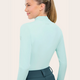 RJ Classics RJ Classics Jemma Mock Neck Shirt, Icy Mist