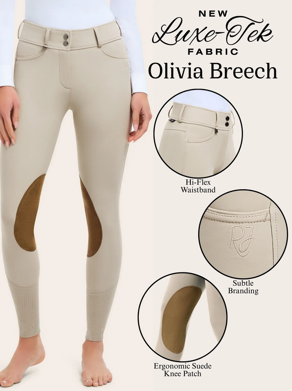 RJ Classics RJ Classics Olivia Luxe-Tek Breech , Sand