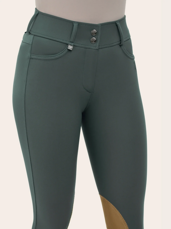 RJ Classics RJ Classics Olivia Luxe-Tek Breech, Pewter Green