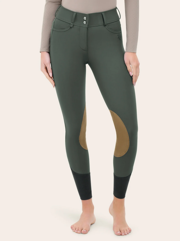 RJ Classics RJ Classics Olivia Luxe-Tek Breech, Pewter Green