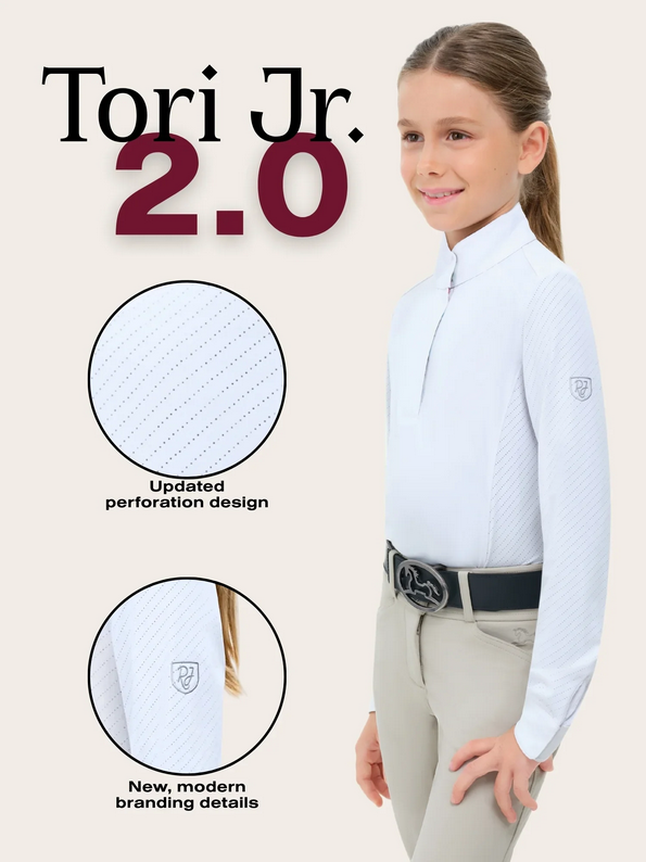 RJ Classics RJ Classic Tori Jr. Retro Puppies Long Sleeve Show Shirt