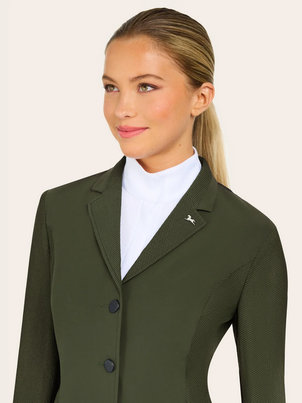 RJ Classic Harmony Mesh Evo Show Coat Khaki Green