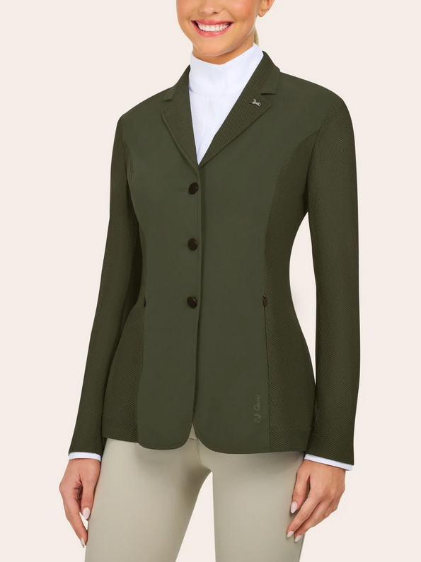 RJ Classic Harmony Mesh Evo Show Coat Khaki Green