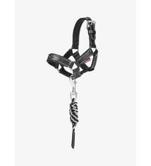 LeMieux Toy Pony Leather Headcollar & Leadrope Black One Size