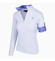 kathryn Lilly ProAir 3 Long  Sleeve white show shirt