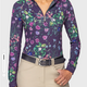Kastel Kastel Violet Botanical Garden Long Sleeve 1/4 Zip