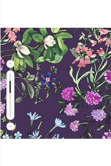 Kastel Kastel Violet Botanical Garden Long Sleeve 1/4 Zip