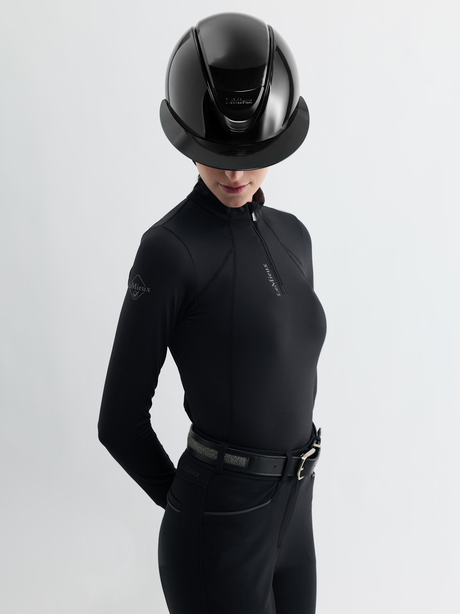 LeMieux LeMiuex Verv® Competition Helmet Gloss Black