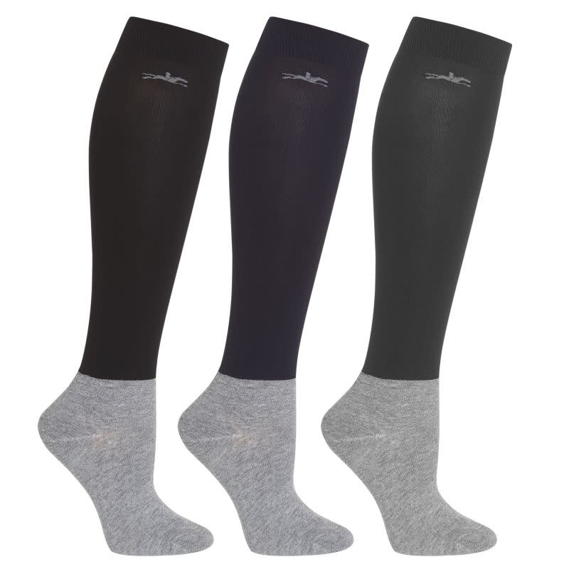 Schockemohle Schockemohle Show Socks, Brown / Navy / Black