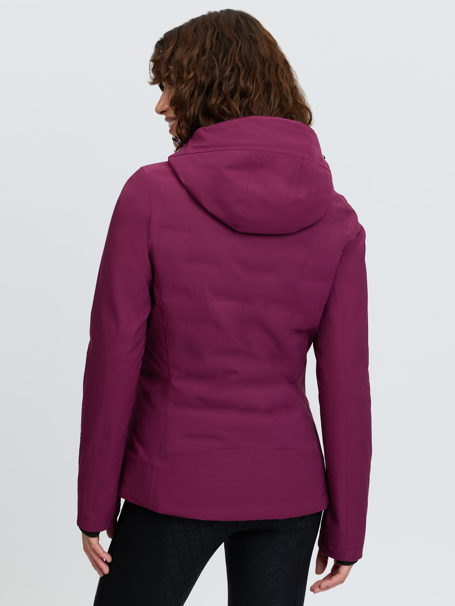 LeMieux LeMieux Brooke 3 in  1 Waterproof Hybrid Jacket, Blackberry