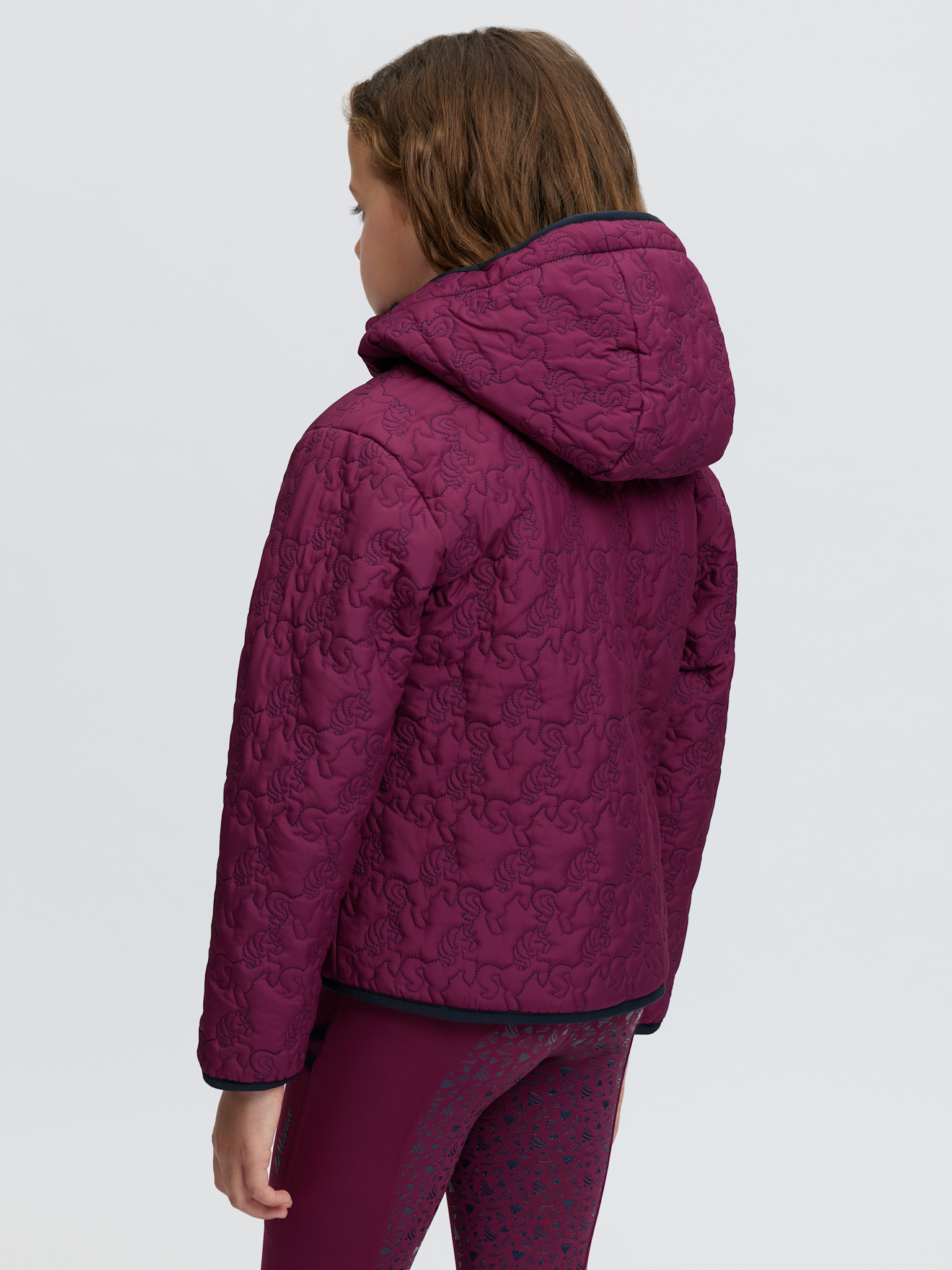 LeMieux LeMieux Mini Lola Quilted Jacket, Blackberry