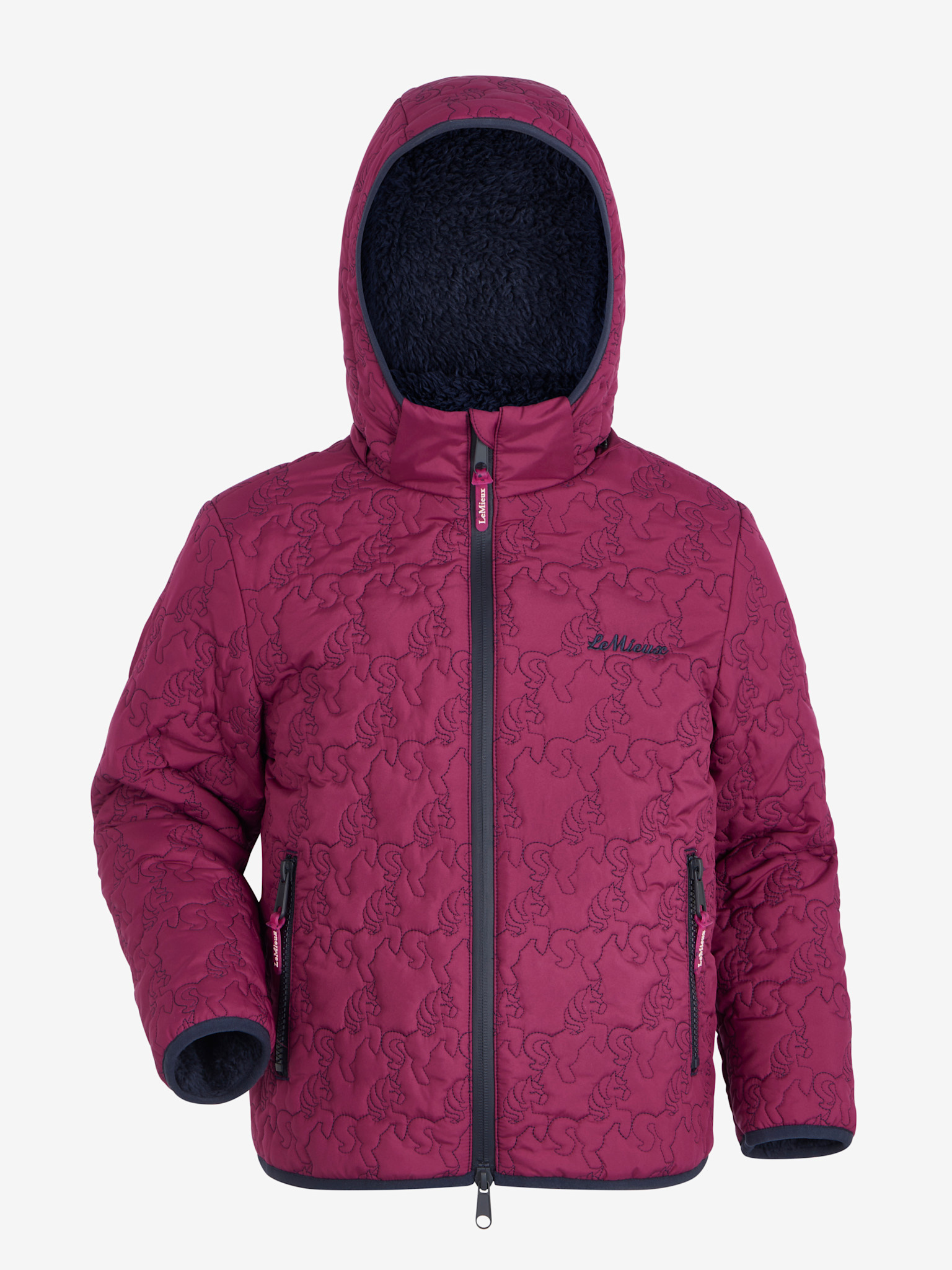 LeMieux LeMieux Mini Lola Quilted Jacket, Blackberry