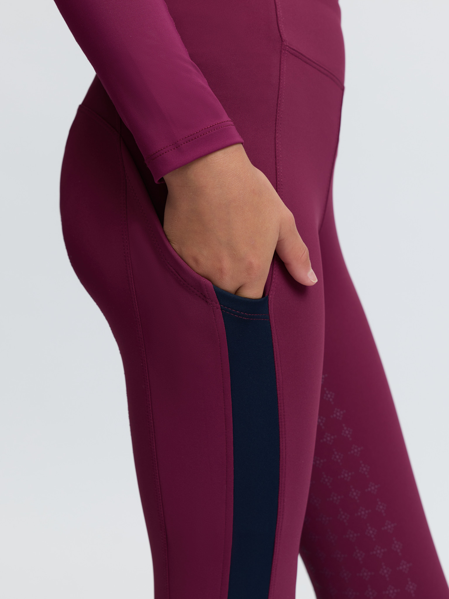 LeMieux LeMieux Young Rider Orla Pull Ons, Blackberry