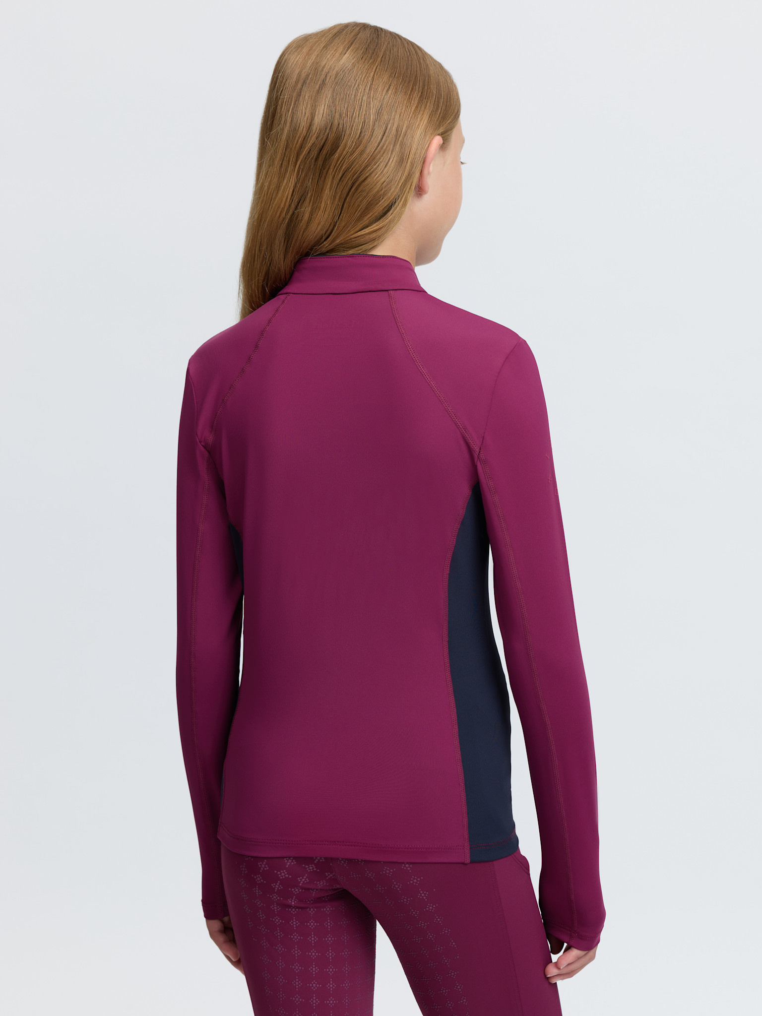 LeMieux LeMeiux Young Rider Classique Base Layer, Blackberry