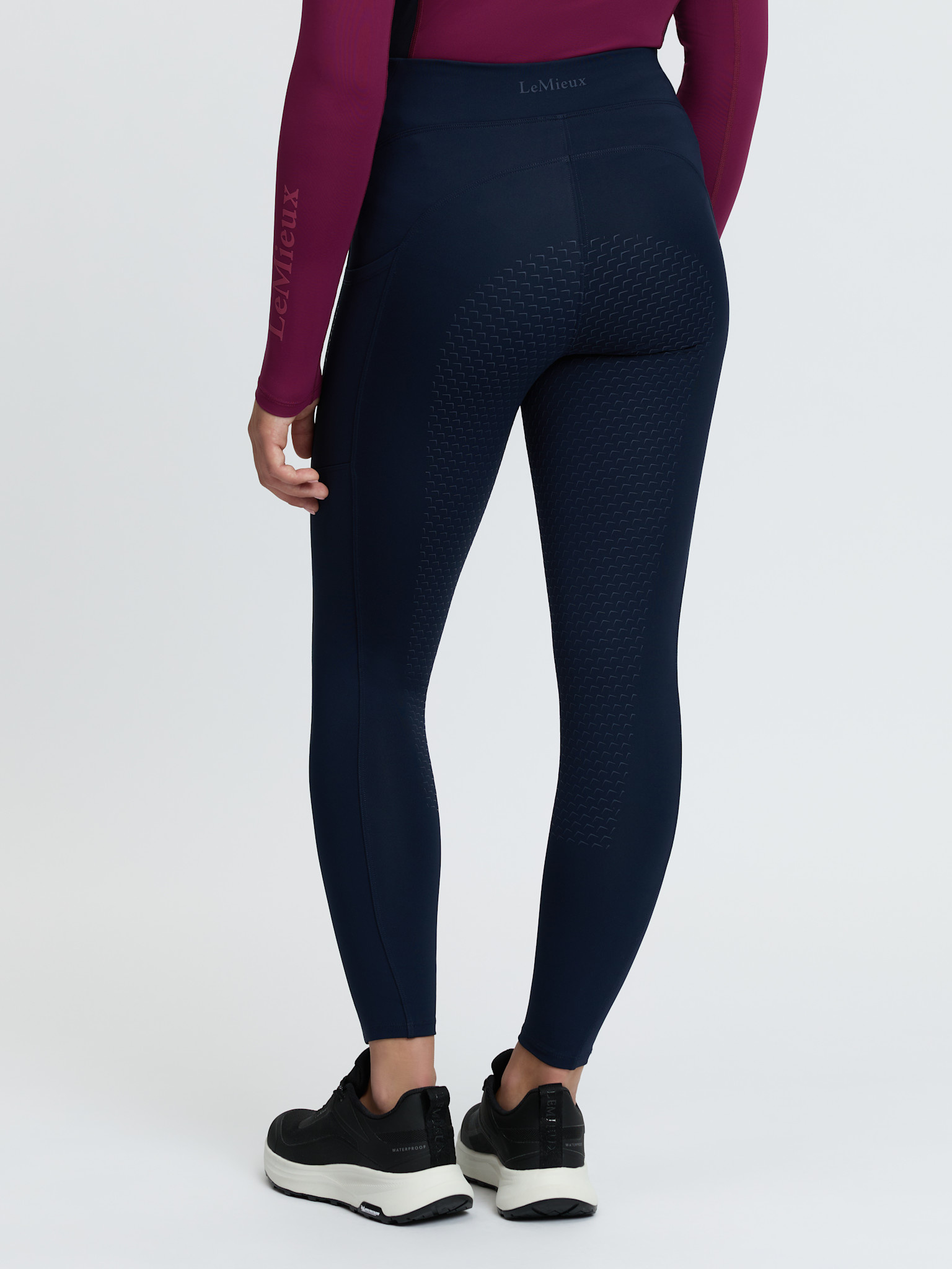 LeMieux LeMeiux Young Rider Nell Brushed Pull Ons, Navy