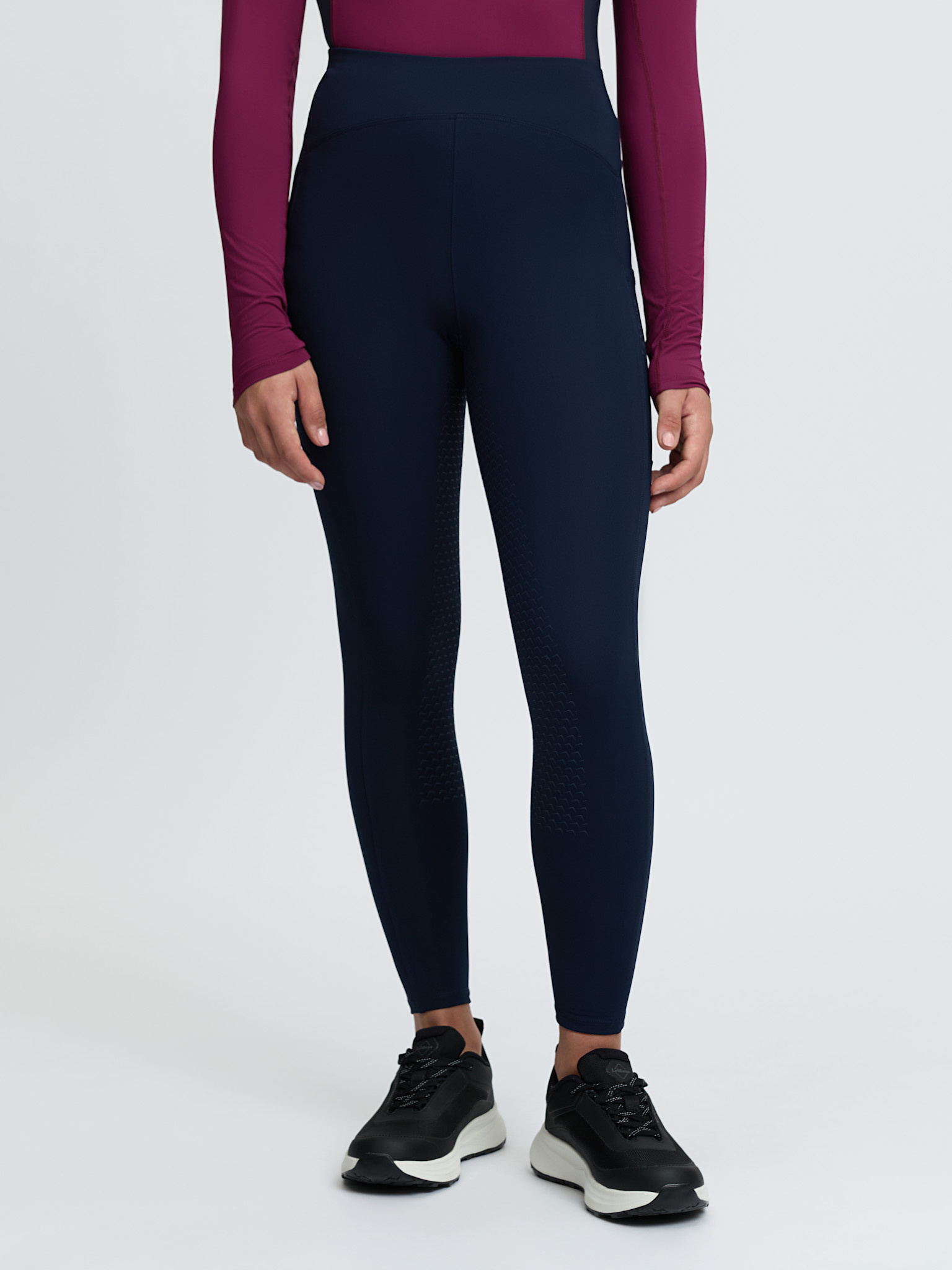 LeMieux LeMeiux Young Rider Nell Brushed Pull Ons, Navy