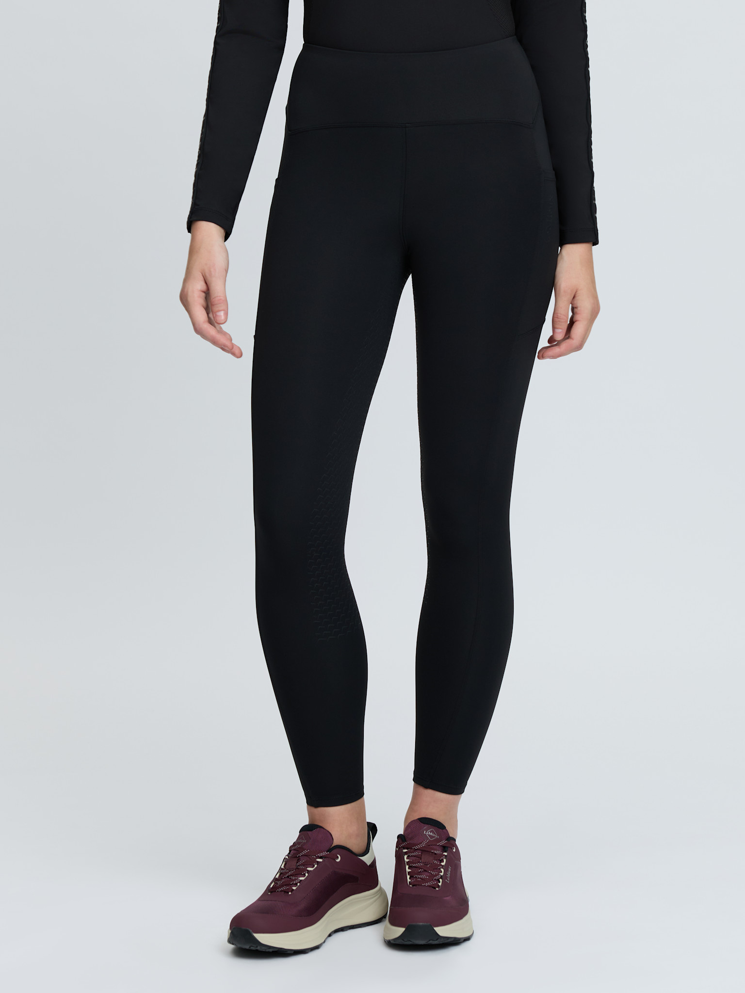 LeMieux LeMieux Natalie Brushed Pull Ons, Black