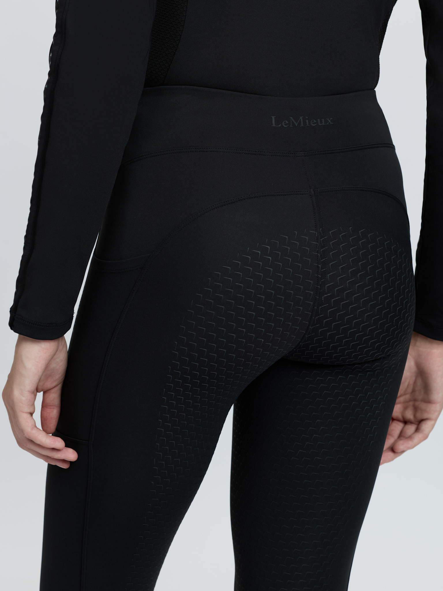 LeMieux LeMieux Natalie Brushed Pull Ons, Black
