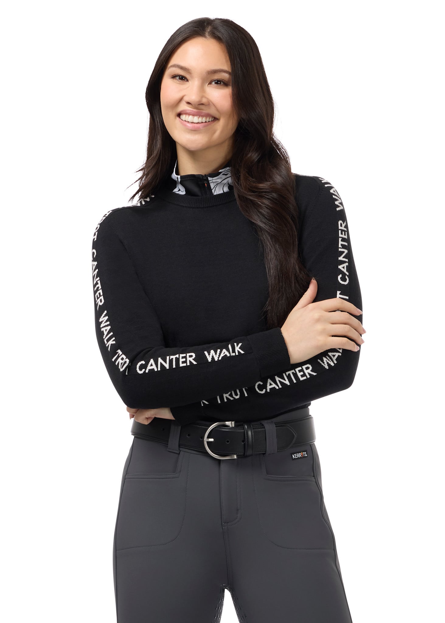 Kerrits Kerrits Equi Rhythm Crew Neck Sweater