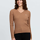 LeMieux LeMieux Carla Cable V-Neck Knit Sweater
