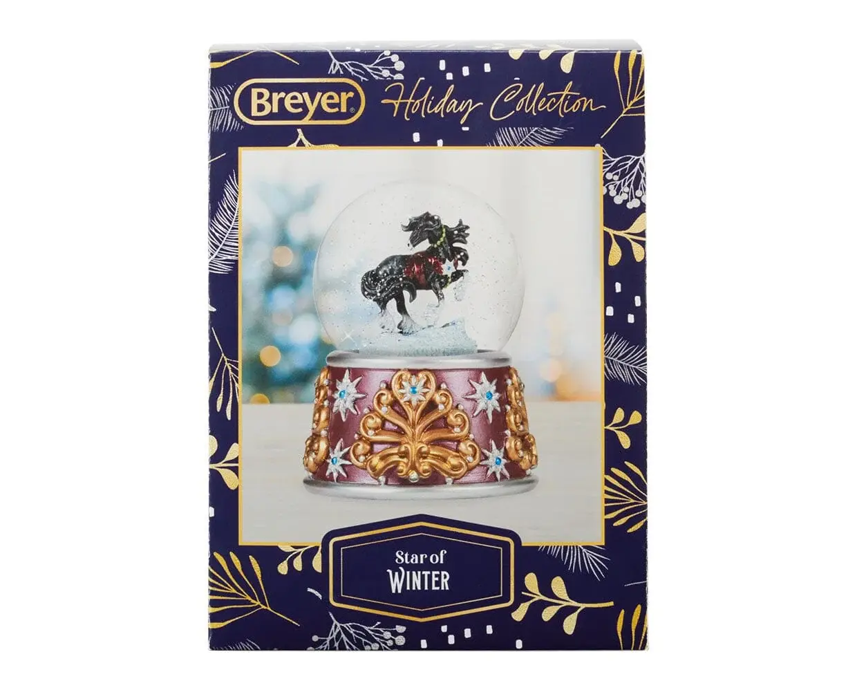 Breyer 2026 Breyer Holiday Musical Snow Globe, Star of Winter