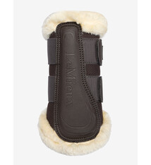 LeMieux Heritage Fleece Edged Brushing Boot Cocoa