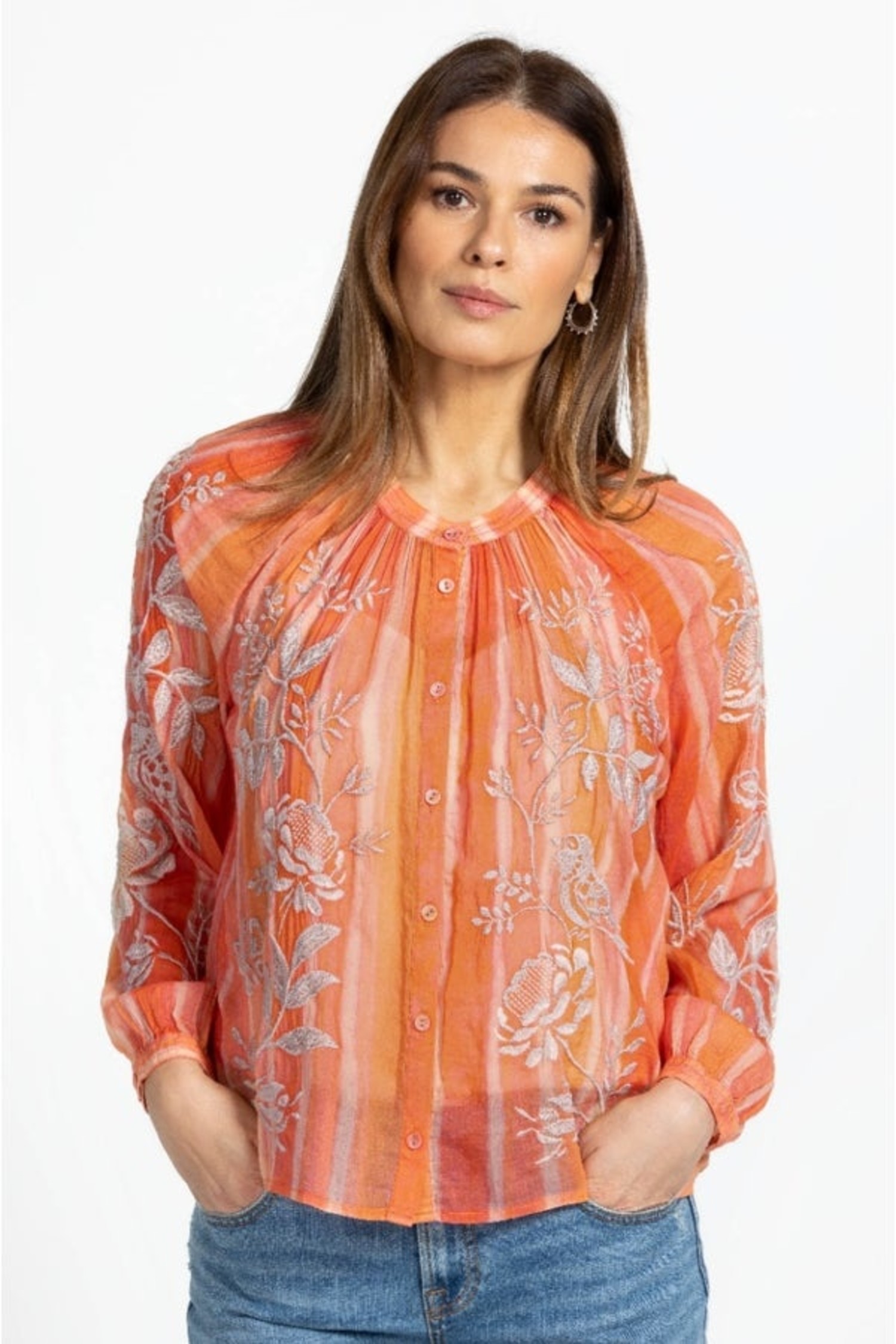 Harlow Raglan Poet Shirt - Terra Verde Boutique