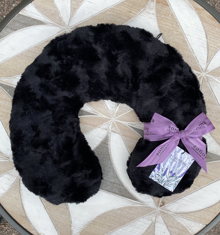 Sonoma Lavender Lavender Neck Pillow- Onyx Mink