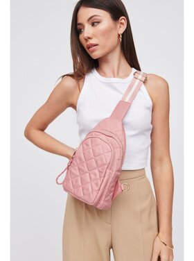 Vegan leather crossbody bag VICTORIA'S SECRET Pink in Vegan