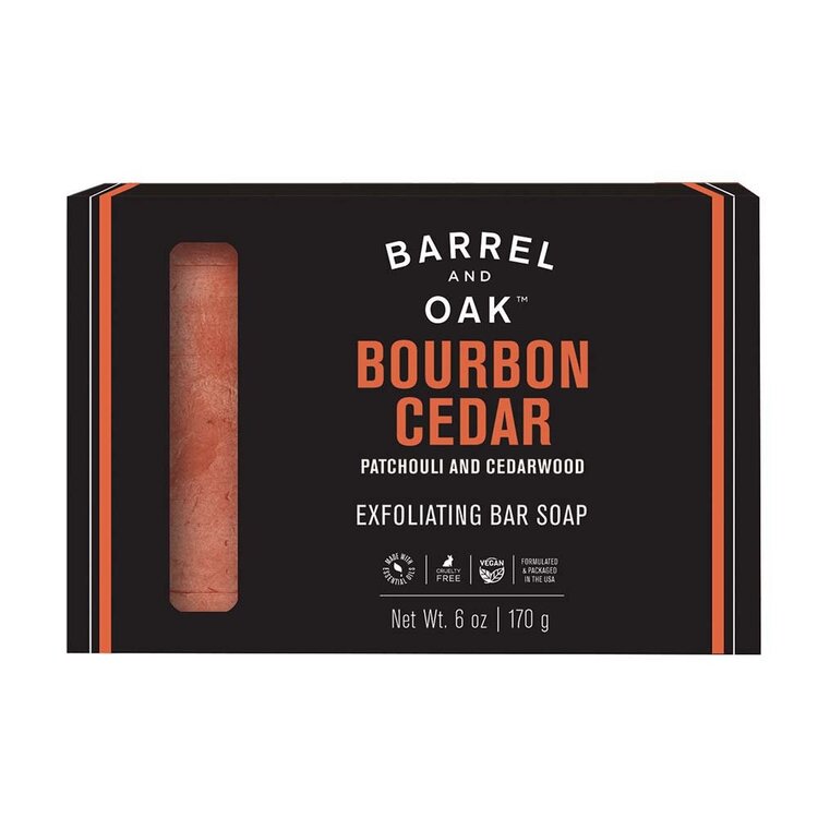 Barrel and Oak Exfoliating Bar Soap 6oz