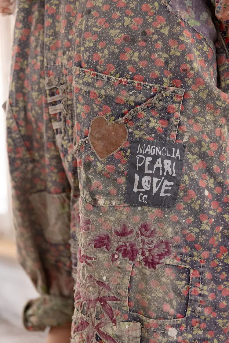 Magnolia Pearl Benjamin Wide Leg Overalls Fruit Market