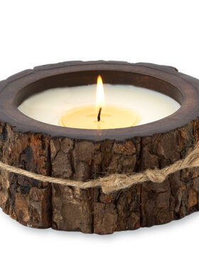 Himalayan Trading Post Tree Bark Candle - Small - Grapefruit Pine