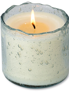 Himalayan Trading Post Artisan Blown Glass Tumbler - Clear - Tobacco Bark