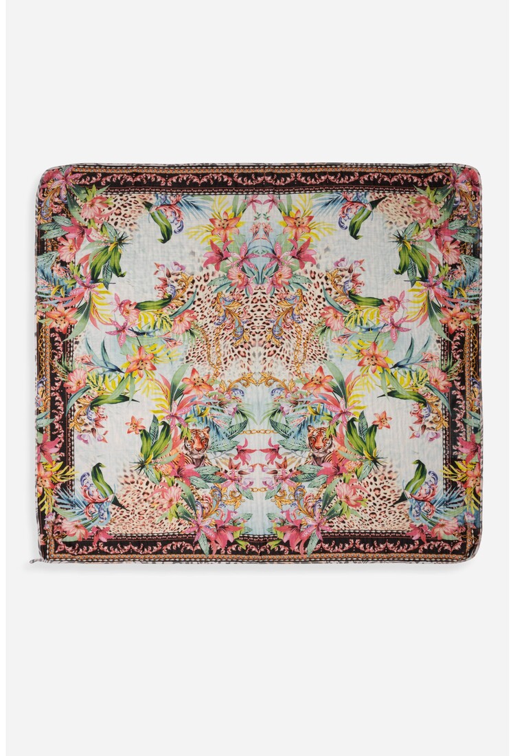 Johnny Was Scarf Print Gauze Blanket