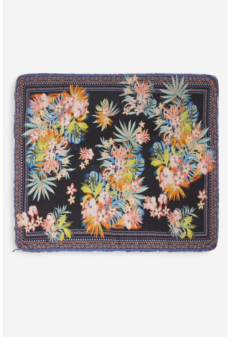 Johnny Was Scarf Print Gauze Blanket