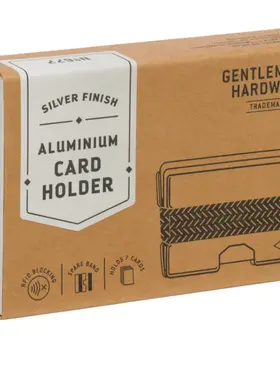 Silver Metal Card Holder