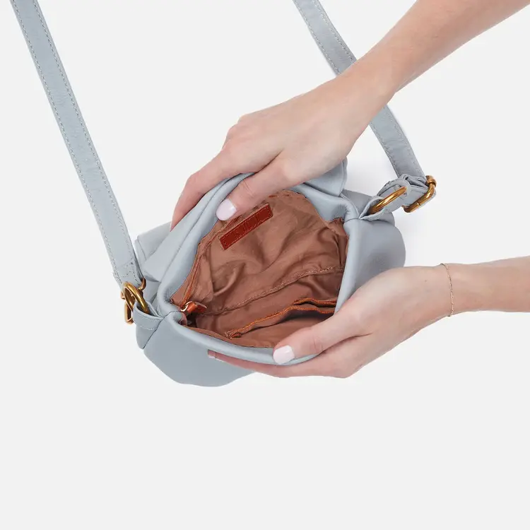 Hobo Harley Crossbody Sling Blue Pearl