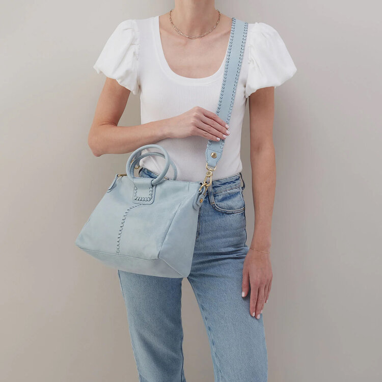 Hobo Sheila Medium Satchel Sky