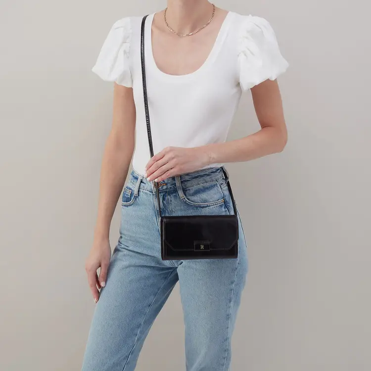 Hobo Romy Wallet Crossbody Black