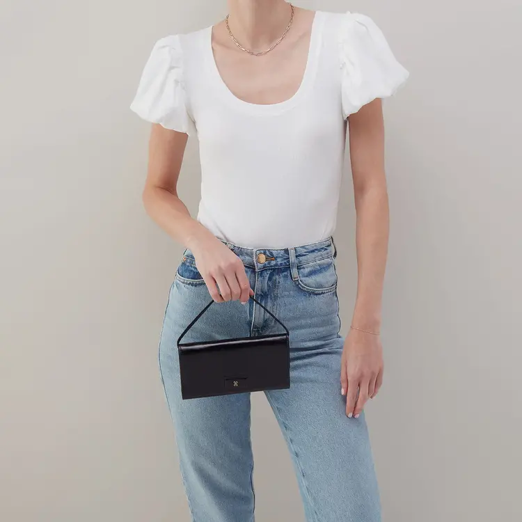 Hobo Romy Wallet Crossbody Black