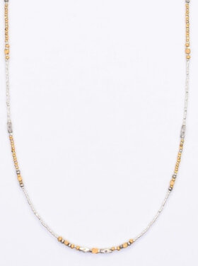 Chipita Necklace- 16" Thai sterling Silver, Gold Fill