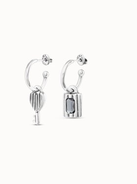 UNO De 50 Earrings Magic Key, Silver