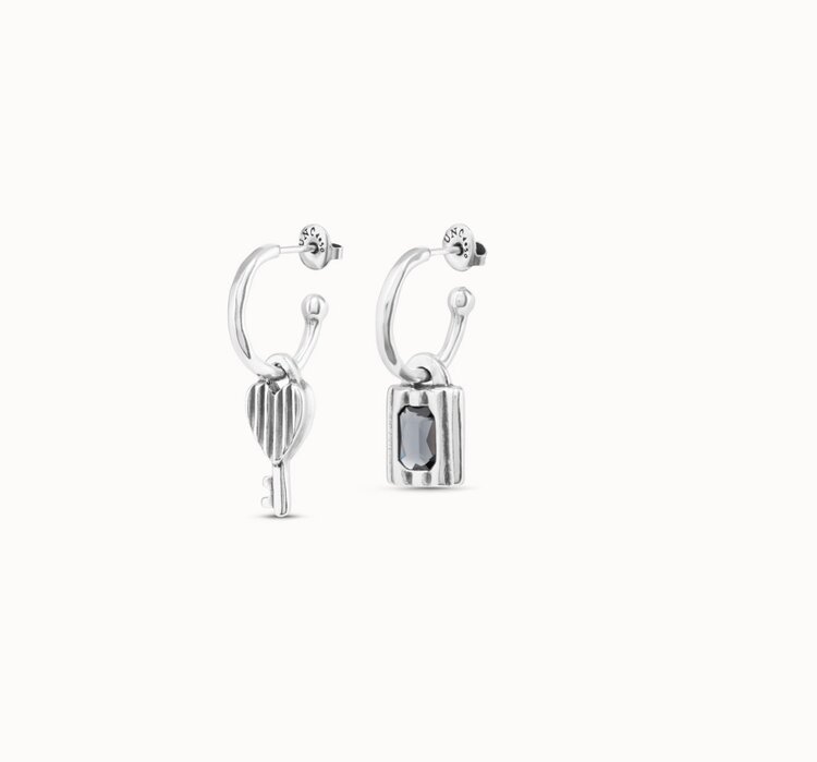 UNO De 50 Earrings Magic Key, Silver