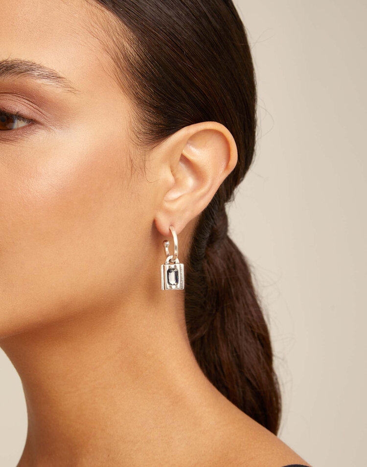 UNO De 50 Earrings Magic Key, Silver