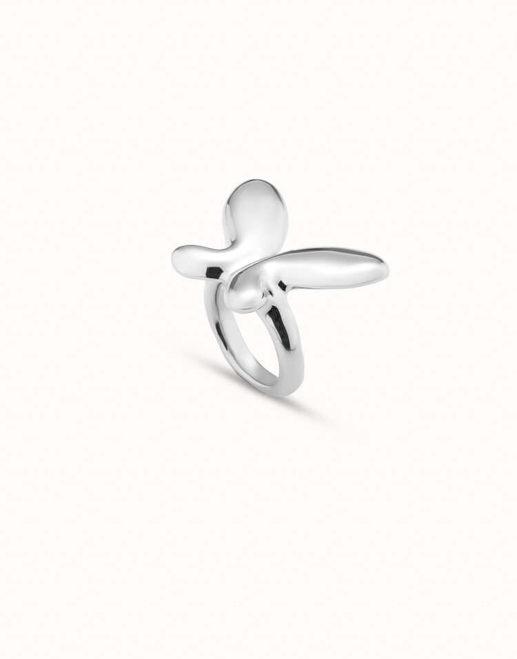 UNO De 50 Ring Butterfly Effect 15 Silver