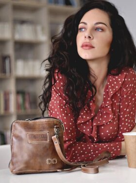 Bed Stu Ventura Bag Tan Rustic Mason