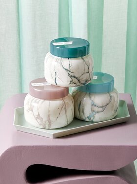 Capri Blue 19oz Marble Jar Candle